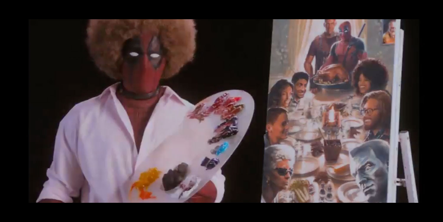 Deadpool 2 Movie Trailer Bob Ross Deadpool Comic Movie Db